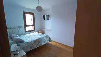 Cama o camas de una habitación en Un balcon al paraiso