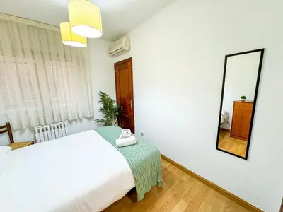 Cama o camas de una habitación en El Lago del Pilar ComoTuCasa