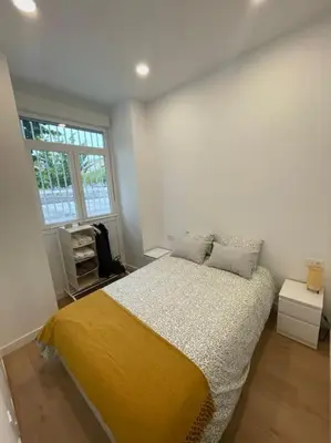 Cama o camas de una habitación en Nidito Enamorados