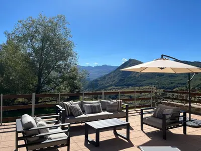 Plano de Chalet pareado para familias