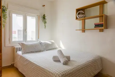 Cama o camas de una habitación en Casa Rural 
