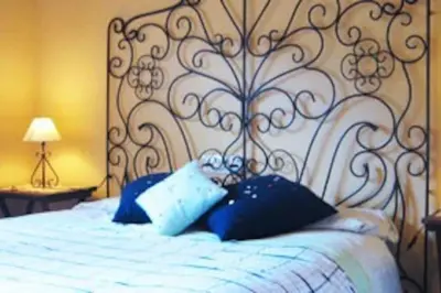 Cama o camas de una habitación en Adosado de tres plantas en el Valle de Aran