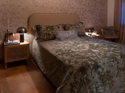Cama o camas de una habitación en Hotel Rural Flor de Almendro