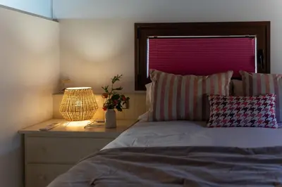Cama o camas de una habitación en Hotel Rural Flor de Almendro