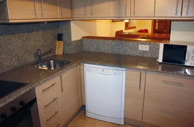 Una cocina o zona de cocina en Apartamentos Valle de Aran