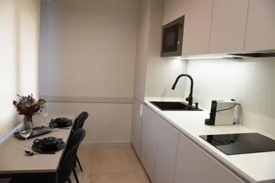 Una cocina o zona de cocina en TUEH TUDELA BALCON DE BARDENAS