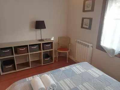 Cama o camas de una habitación en Apartamentos Sallent de Gállego 3000