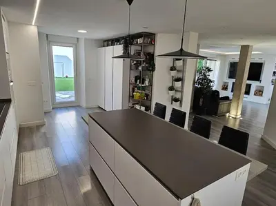 Una cocina o zona de cocina en Descanso urbano Pamplona