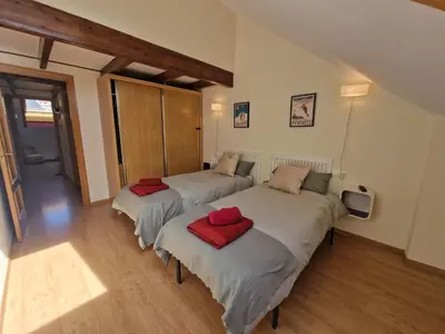 Cama o camas de una habitación en APARTAMENTO GABAS