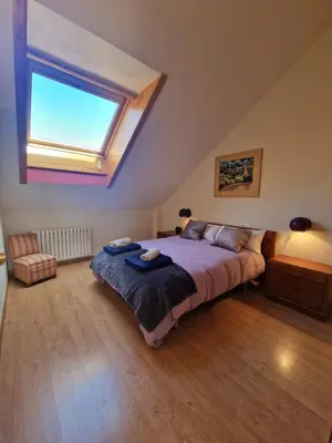 Cama o camas de una habitación en APARTAMENTO GABAS
