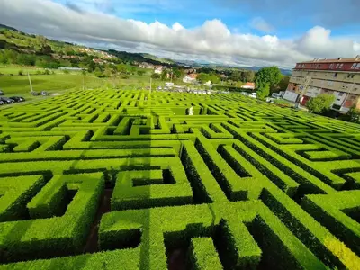 Jardín al aire libre en Villa Nuria