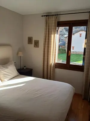 Cama o camas de una habitación en Apartamento Bíbula