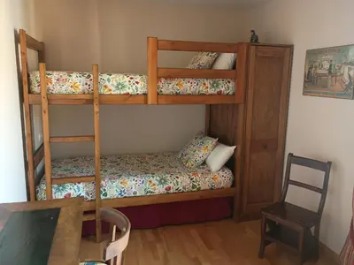 Cama o camas de una habitación en Apartamento Bíbula