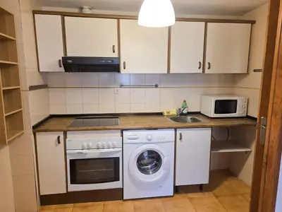Una cocina o zona de cocina en Apartamentos Villanua 3000