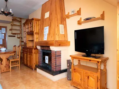 Una cocina o zona de cocina en Apartamentos Villanua 3000
