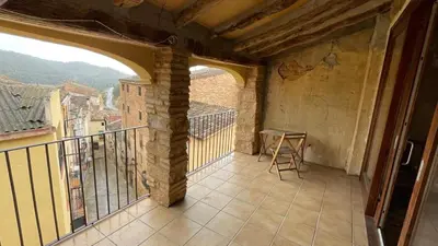 Vista general de una montaña o vista desde la casa o chalet