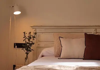 Cama o camas de una habitación en La Posada de Ruba