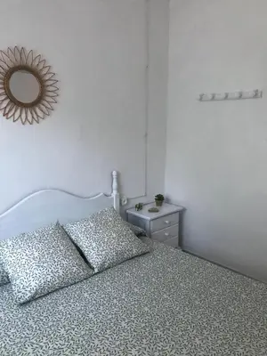 Cama o camas de una habitación en La CasetaBlanca del Toscar