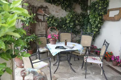 Jardín al aire libre en CASA RURAL SANCHO