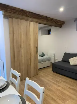 Zona de estar de La casita de Ane - Panticosa