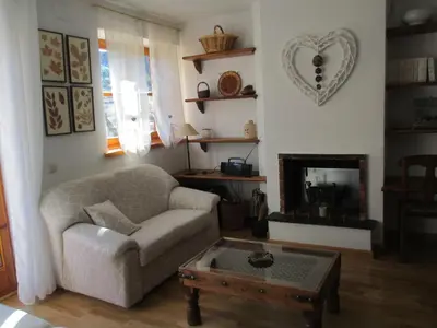 Zona de estar de Appartement au Pla de l'Ermita dans la Vallée de BoÏ , Pyrénées Catalanes