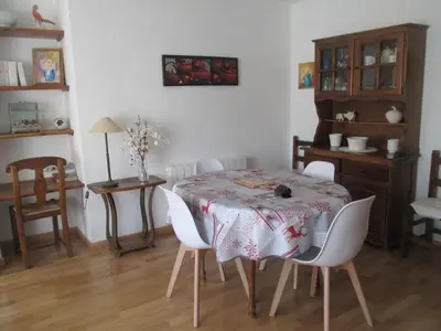 Zona de estar de Appartement au Pla de l'Ermita dans la Vallée de BoÏ , Pyrénées Catalanes