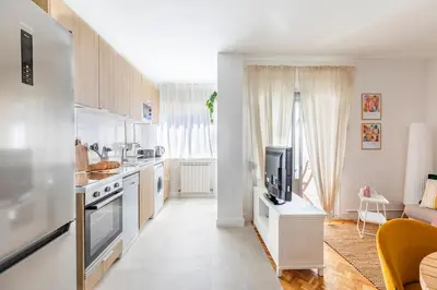 Una cocina o zona de cocina en Casa Bombón