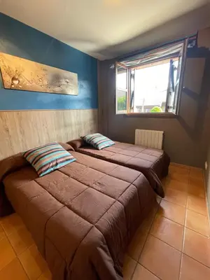 Cama o camas de una habitación en Casa Mati