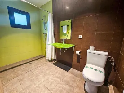 Un baño de SOLOPUENT Hotel Rural