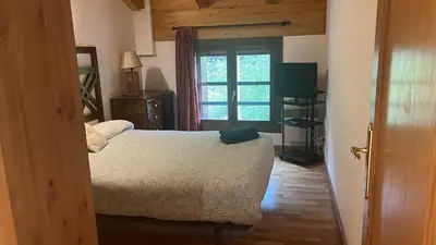 Cama o camas de una habitación en Zara Villanúa