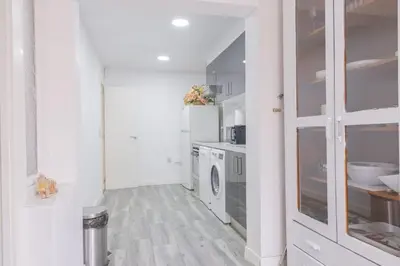Una cocina o zona de cocina en Apartamento cerca del Pilar