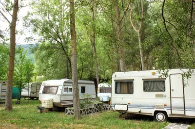 Paisaje cerca de este camping