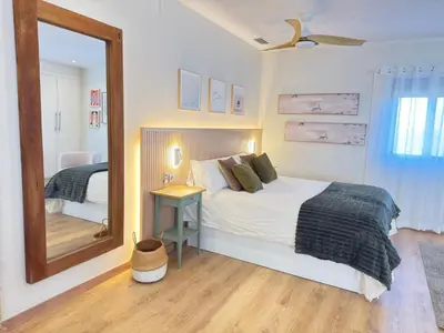 Cama o camas de una habitación en Exclusivo Loft en Zaragoza-1