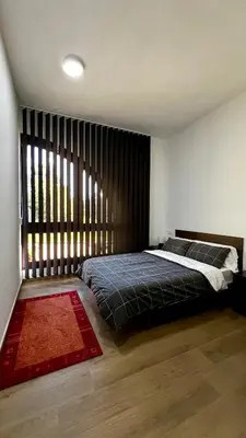 Cama o camas de una habitación en Apartamentos Lamata