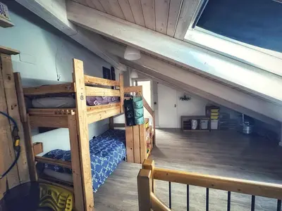Cama o camas de una habitación en La casa Pedalejo