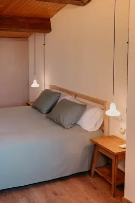 Cama o camas de una habitación en Ca la Clareta