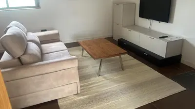 Una televisión o centro de entretenimiento en Apartamento en Zaragoza-3