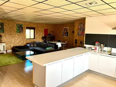 Zona de estar de Exclusivo Loft en Zaragoza-4
