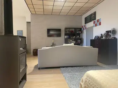 Una cocina o zona de cocina en Exclusivo Loft en Zaragoza-5