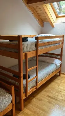 Litera o literas de una habitación en Terrazas del Pirineo en Villanúa