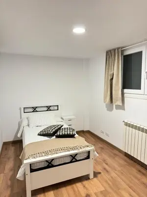 Cama o camas de una habitación en Mirador a la Plaza