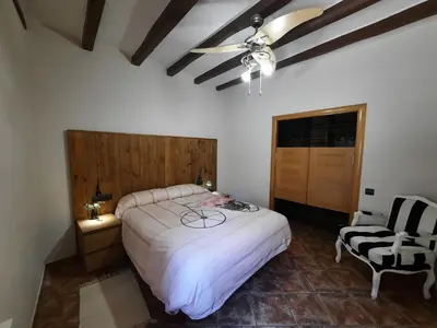 Cama o camas de una habitación en Cal Barberà