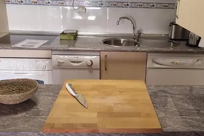 Una cocina o zona de cocina en Apartamento O Mon