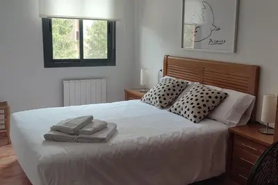 Cama o camas de una habitación en Apartamento O Mon