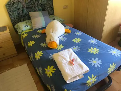 Cama o camas de una habitación en Apartamentos MyM