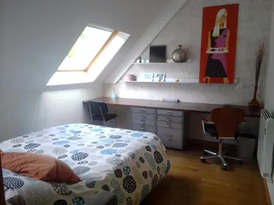 Cama o camas de una habitación en Ático LA FLOR DEL SOL