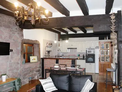 Una cocina o zona de cocina en Iturrizar Alojamiento Rural