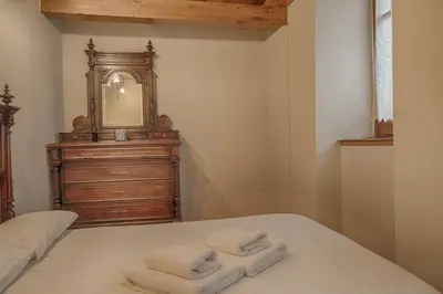 Cama o camas de una habitación en Saplan Real Estate CASA UISHERA