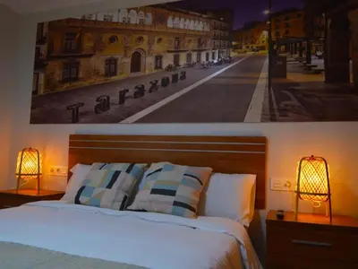 Cama o camas de una habitación en Apartamento Doz