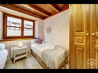 Cama o camas de una habitación en ALVORADA de Alma de Nieve